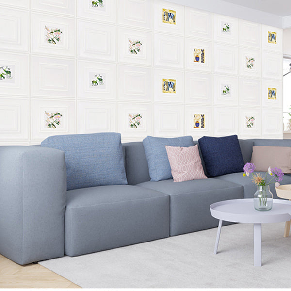Avtoit | Modern Wall Panel Cartoon Print Peel and Stick Waterproof Wall Panel