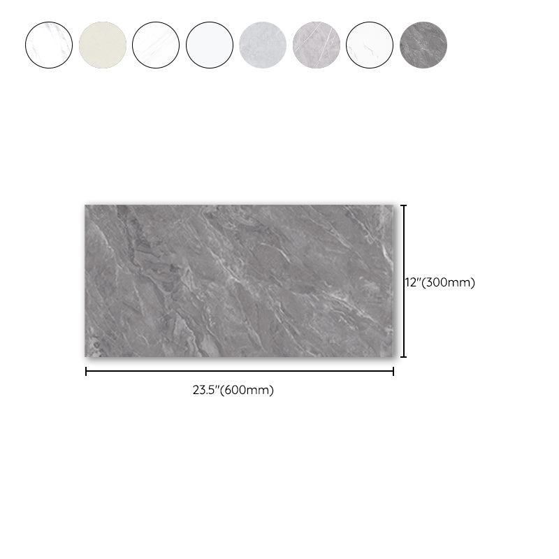 Avtoit | Marbleizing Waterproof Tile PVC Single Peel & Stick Tile for Backsplash