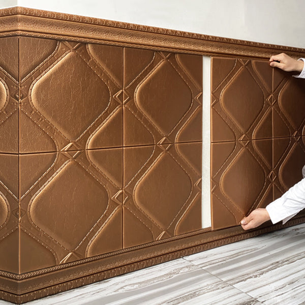 Avtoit | Modern Tin Backsplash Panel Smooth Styrofoam Wall Ceiling