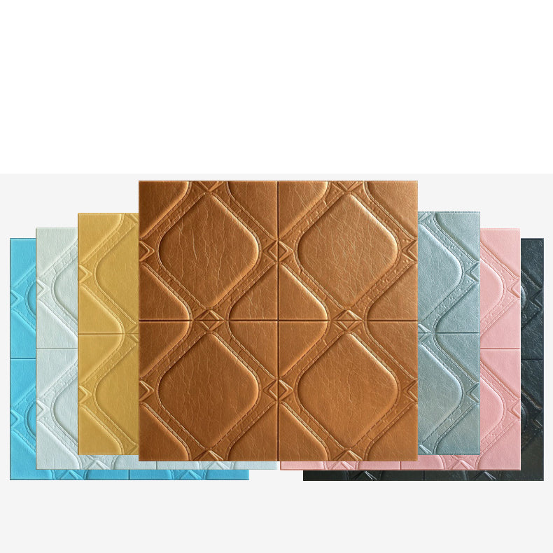 Avtoit | Modern Tin Backsplash Panel Smooth Styrofoam Wall Ceiling