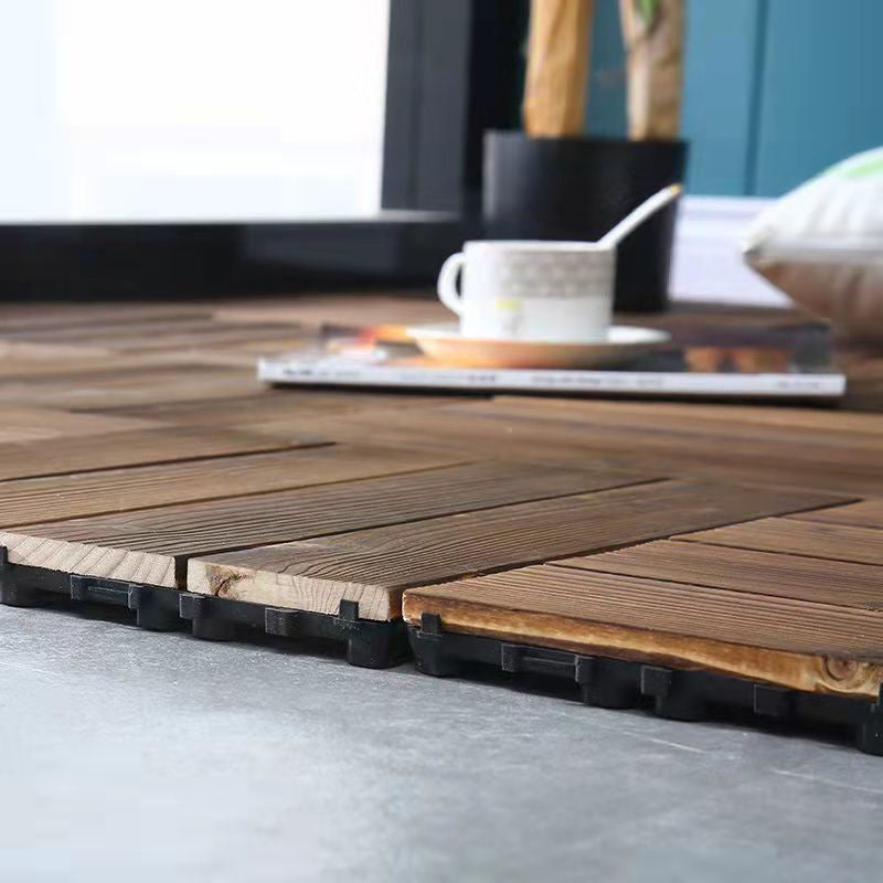 Avtoit | Wood Terrace Tiles Plug-in System Installation Outdoor Terrace Tiles