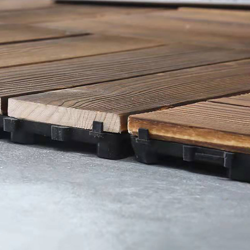 Avtoit | Wood Terrace Tiles Plug-in System Installation Outdoor Terrace Tiles