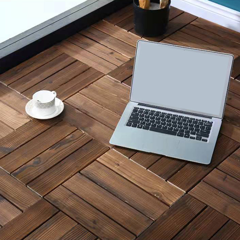 Avtoit | Wood Terrace Tiles Plug-in System Installation Outdoor Terrace Tiles