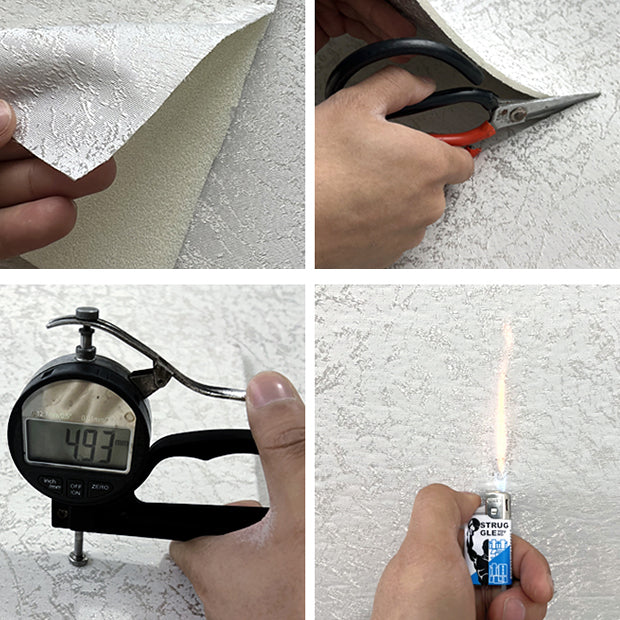 Avtoit | Modern Tin Backsplash Cladding Textured Wall Ceiling Linen Material