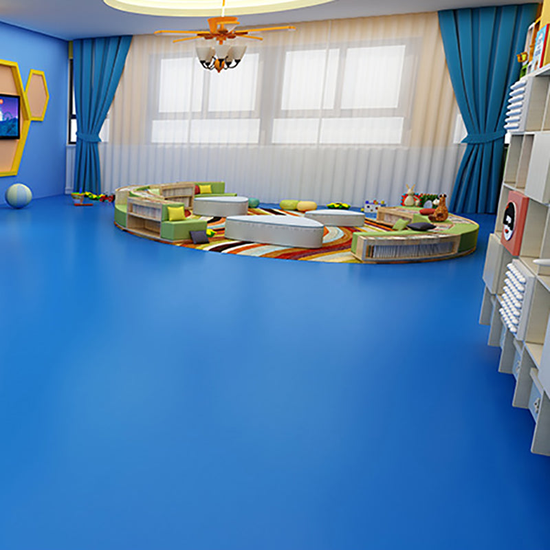 Avtoit | Solid Color Plastic Flooring Modern Water-Resistant Square Edge Floor Tiles