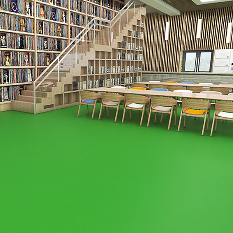 Avtoit | Solid Color Plastic Flooring Modern Water-Resistant Square Edge Floor Tiles