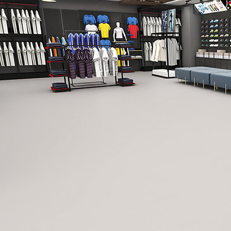Avtoit | Solid Color Plastic Flooring Modern Water-Resistant Square Edge Floor Tiles