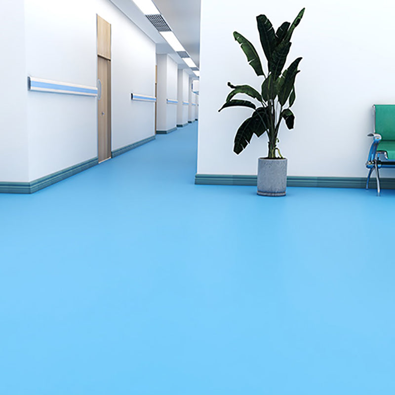 Avtoit | Solid Color Plastic Flooring Modern Water-Resistant Square Edge Floor Tiles