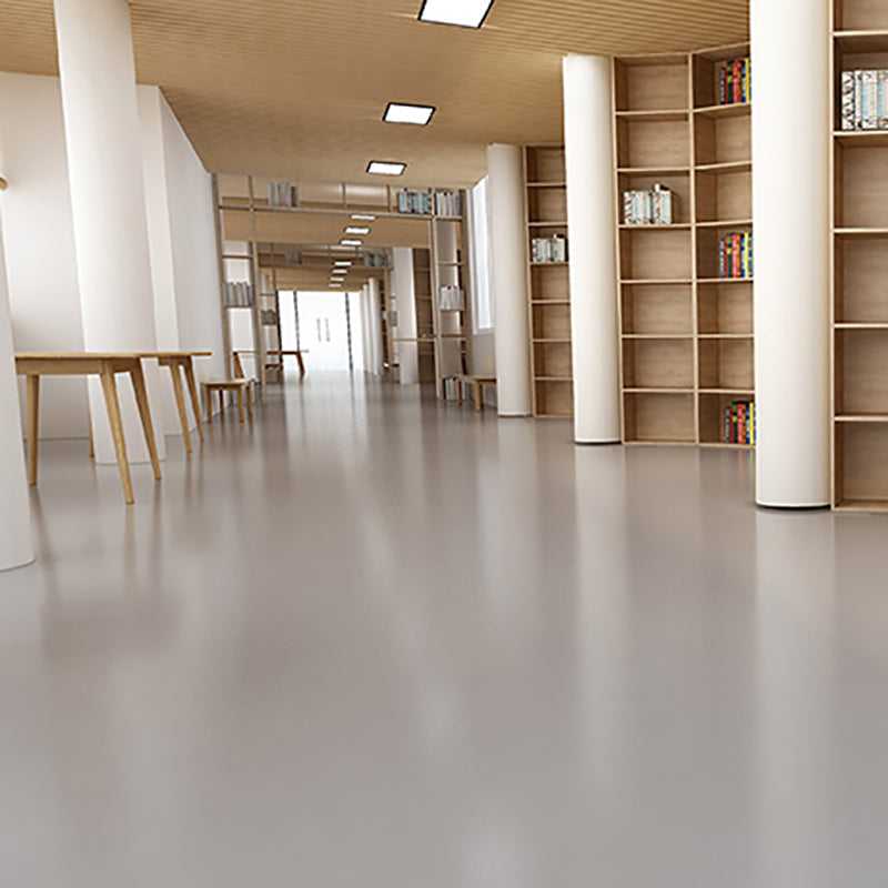 Avtoit | Solid Color Plastic Flooring Modern Water-Resistant Square Edge Floor Tiles
