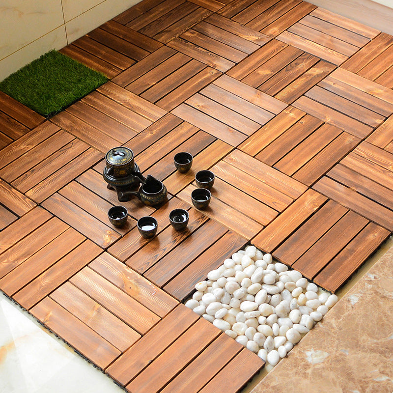 Avtoit | Wood Deck/Patio Floor Tiles with Click Installation Floor Slabs Tiles