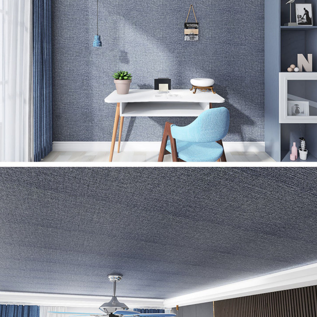 Avtoit | Modern Tin Back Wall Cladding Texture Linen Roll Wall Ceiling Panel