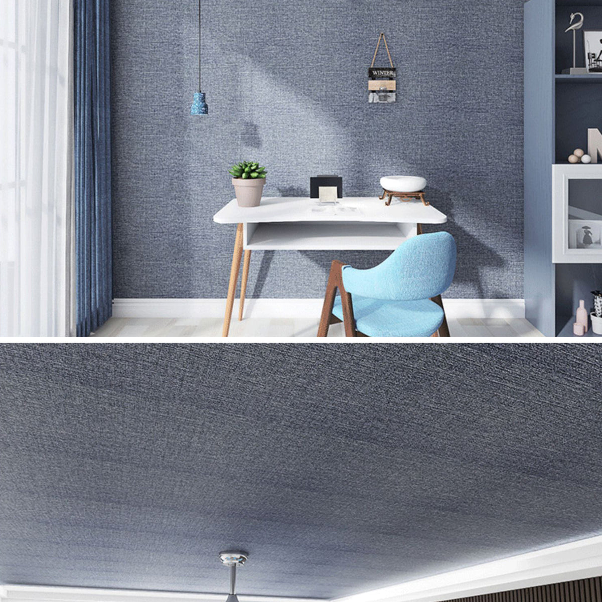 Avtoit | Modern Pearl Wainscoting Flax Wall Access Panel Self-Adhesive Wall Panels