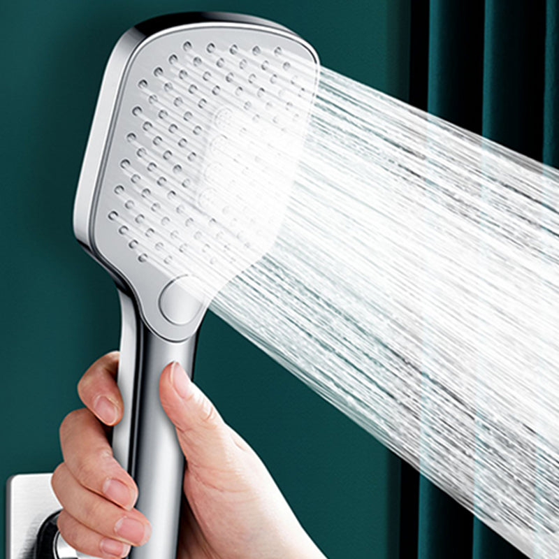 Avtoit | Rectangular Self-Cleaning Hand Shower Adjustable Spray Pattern Wall-Mounted Hand Shower