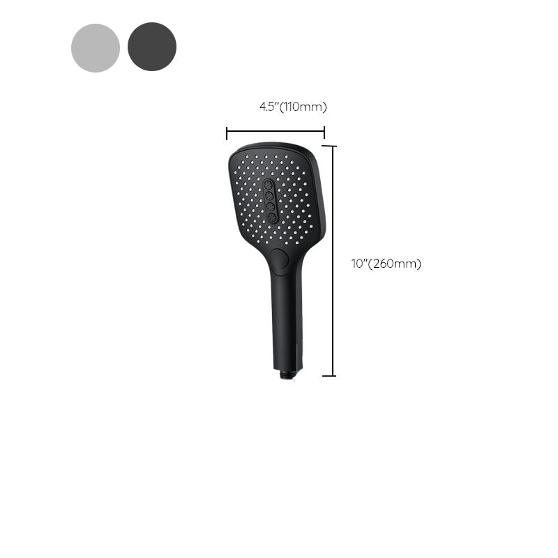 Avtoit | Rectangular Self-Cleaning Hand Shower Adjustable Spray Pattern Wall-Mounted Hand Shower