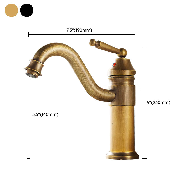 Avtoit | Farmhouse Widely Distributed Bathroom Faucet Vintage Single Hole Sink Faucet