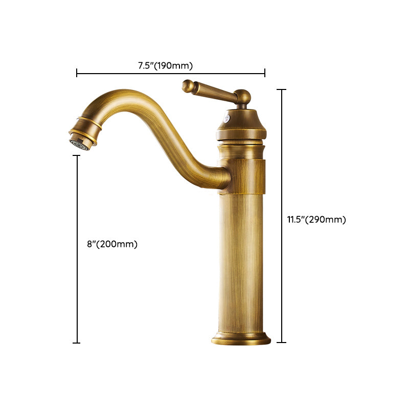 Avtoit | Farmhouse Widely Distributed Bathroom Faucet Vintage Single Hole Sink Faucet