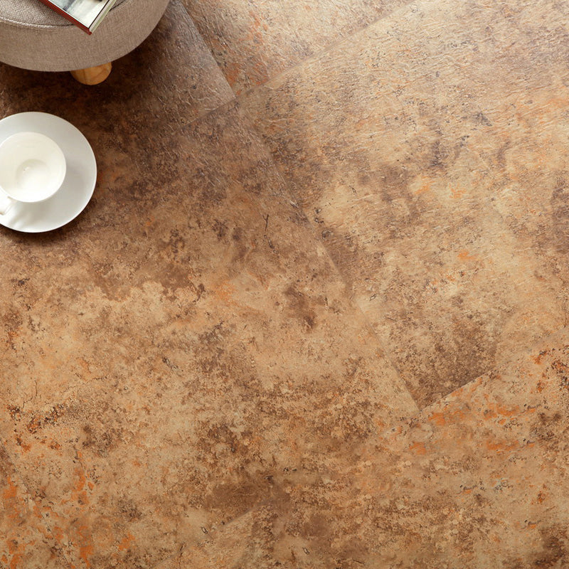 Avtoit | Modern Water-Repellent Plastic Floor Fabric Look Square Edge Floor Tiles