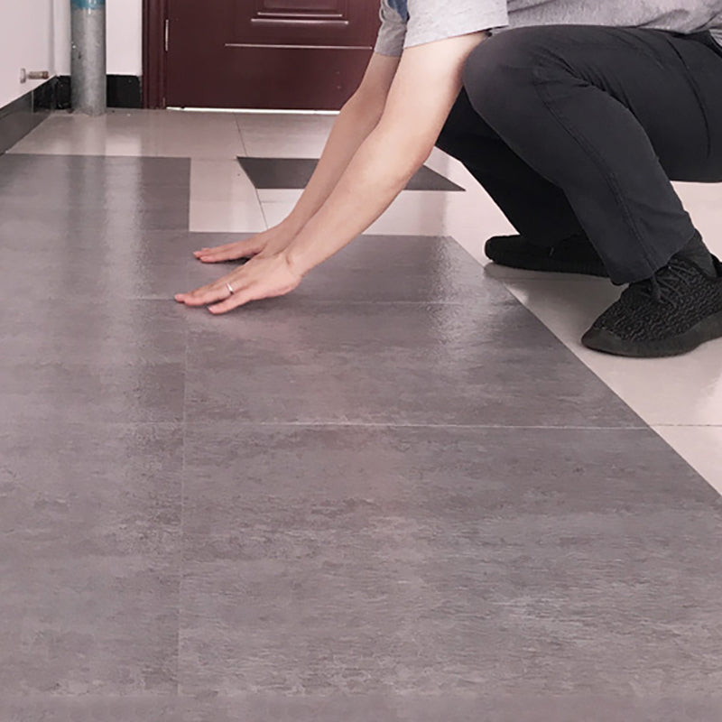 Avtoit | Modern Water-Repellent Plastic Floor Fabric Look Square Edge Floor Tiles