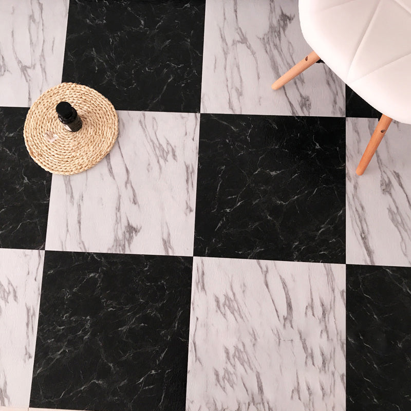 Avtoit | Modern Water-Repellent Plastic Floor Fabric Look Square Edge Floor Tiles