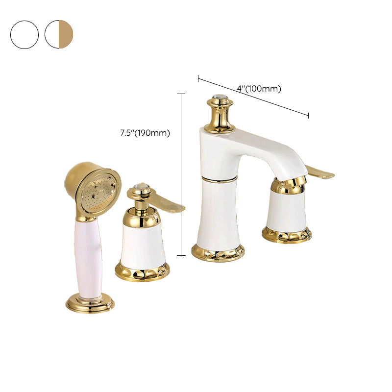 Avtoit | Contemporary Tub Faucet Trim Deck Mount Tub Faucet Trim for Bathroom