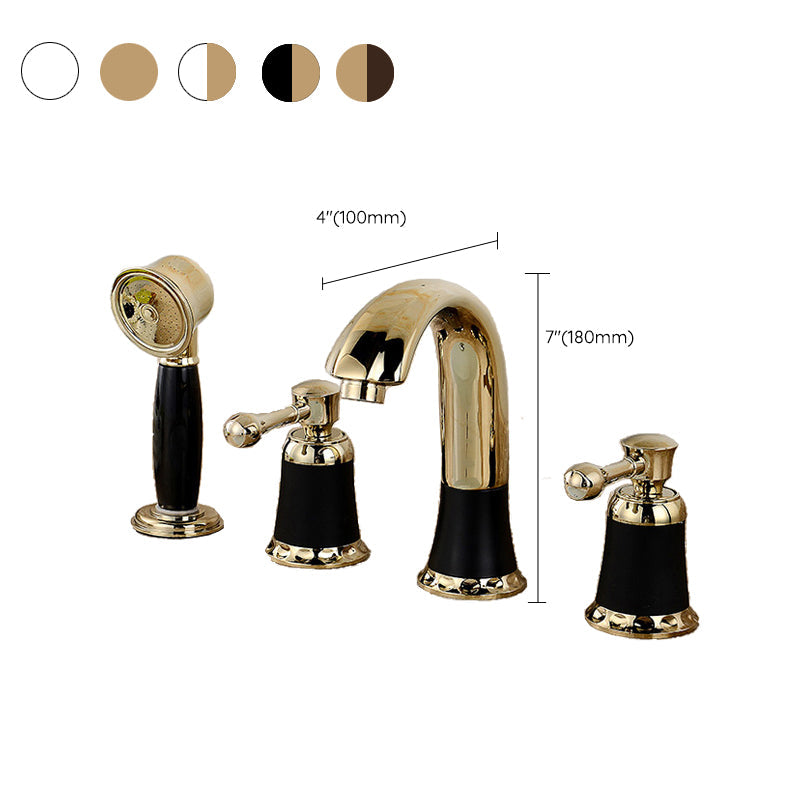 Avtoit | Contemporary Tub Faucet Trim Deck Mount Tub Faucet Trim for Bathroom