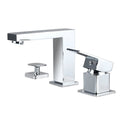 Avtoit | Contemporary Bath Faucet Trim Deck Mounted Low Arc Bathroom Faucet
