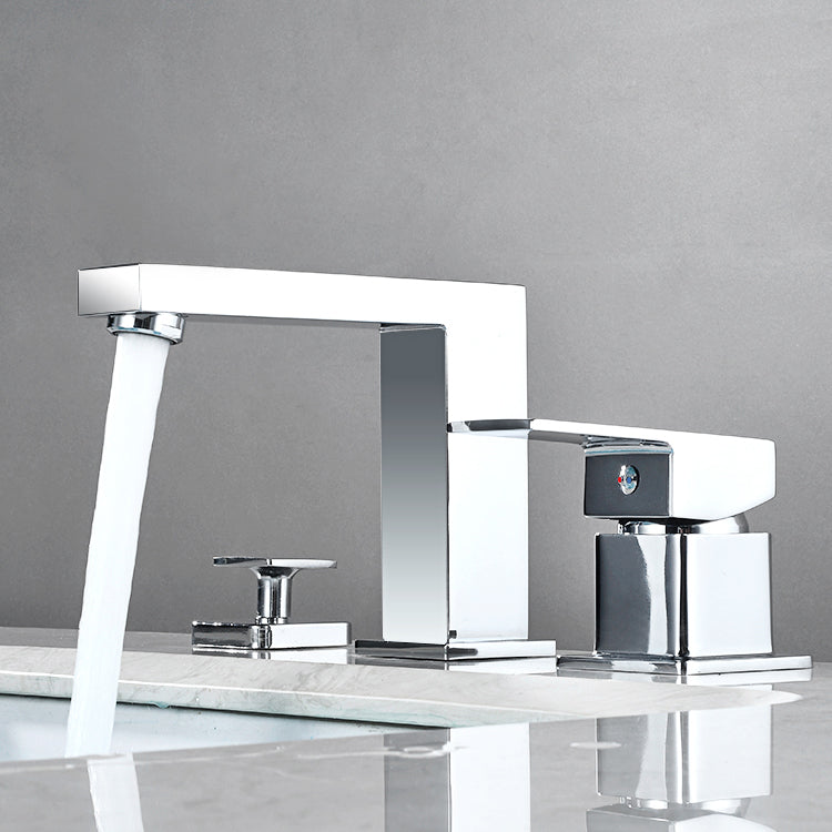 Avtoit | Contemporary Bath Faucet Trim Deck Mounted Low Arc Bathroom Faucet