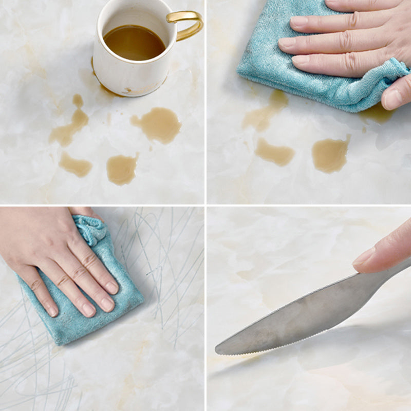 Avtoit | Marbling Stain Resistant Tiles PVC Single Peel & Stick Tiles for Backsplash