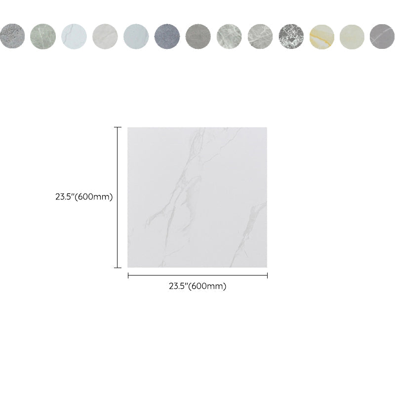 Avtoit | Marbling Plastic Floor Waterproof Peel & Stick Floor Tiles