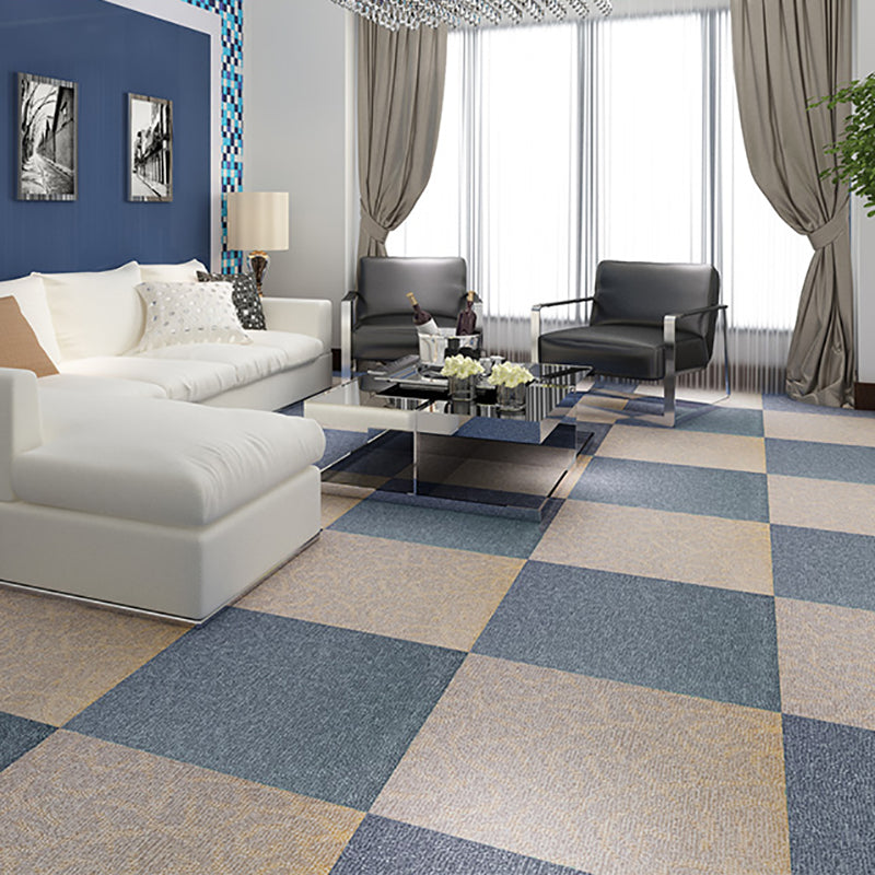 Avtoit | Square Plastic Flooring Water Repellent Peel and Stick Tiles Floor Leather