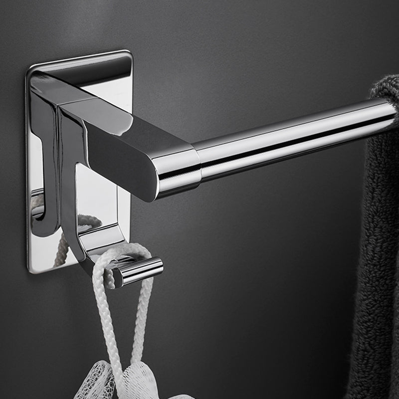 Avtoit | Polished Chrome Bathroom Accessory Set Modern Bathroom Shelf Stainless Steel