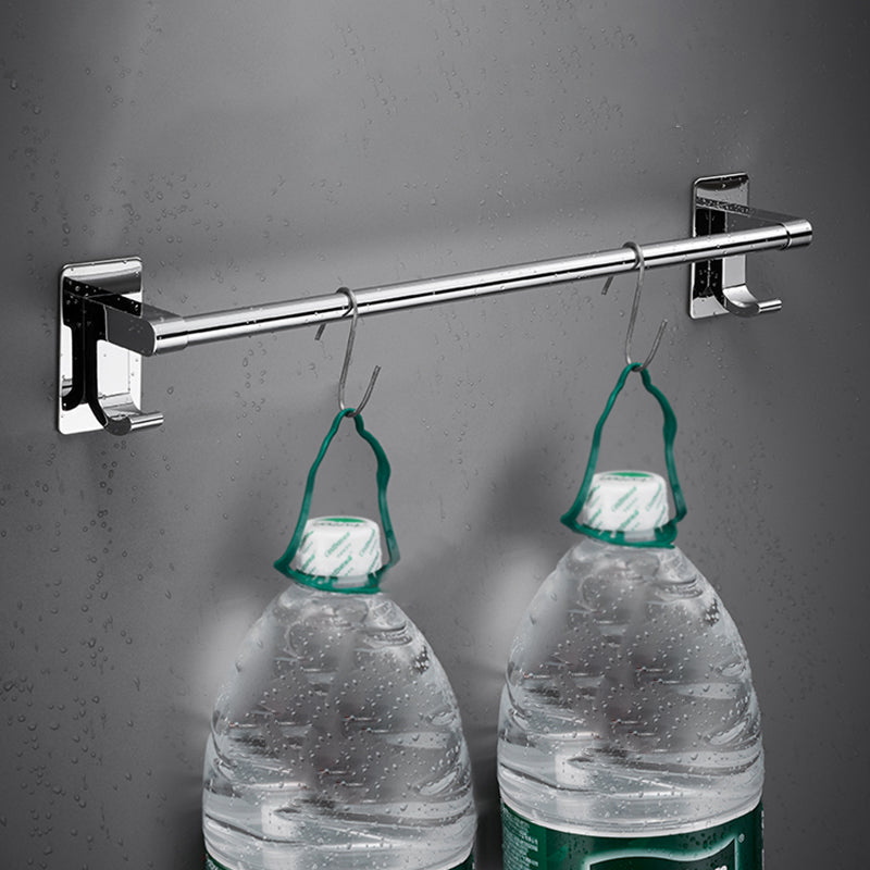 Avtoit | Polished Chrome Bathroom Accessory Set Modern Bathroom Shelf Stainless Steel