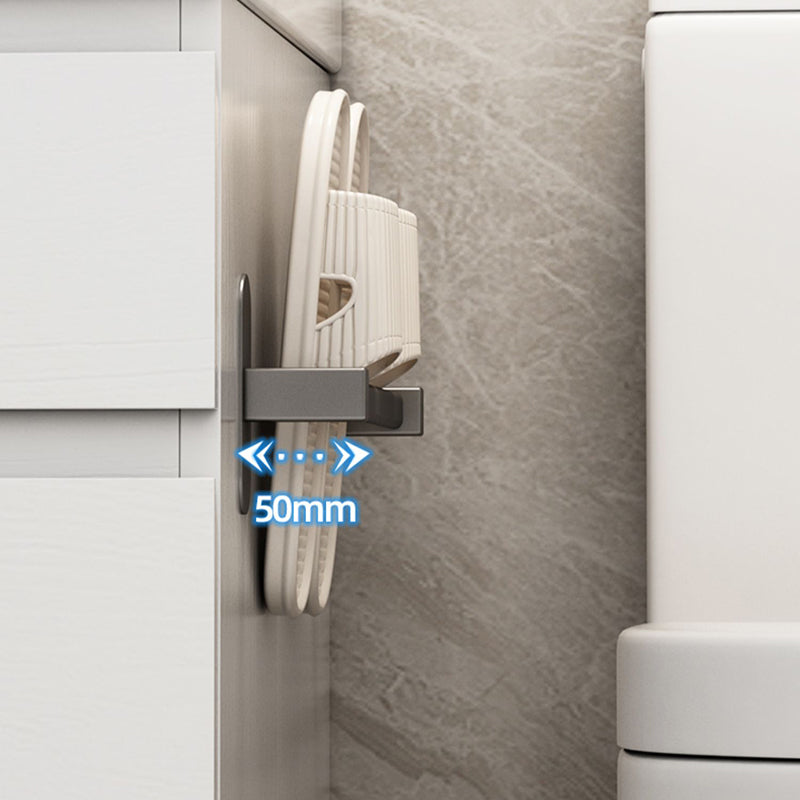 Avtoit | Gray Bathroom Accessory Set Modern 1/2 - Piece Bathroom Shelf Rustproof