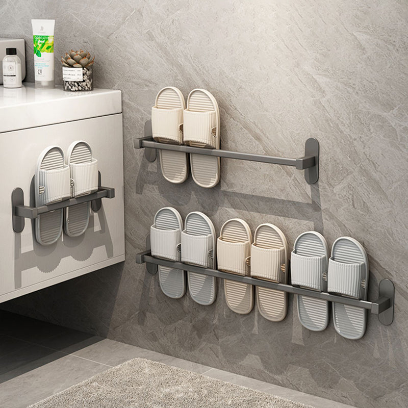 Avtoit | Gray Bathroom Accessory Set Modern 1/2 - Piece Bathroom Shelf Rustproof