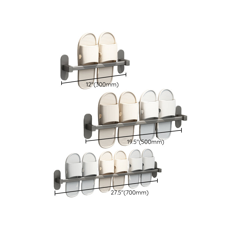 Avtoit | Gray Bathroom Accessory Set Modern 1/2 - Piece Bathroom Shelf Rustproof