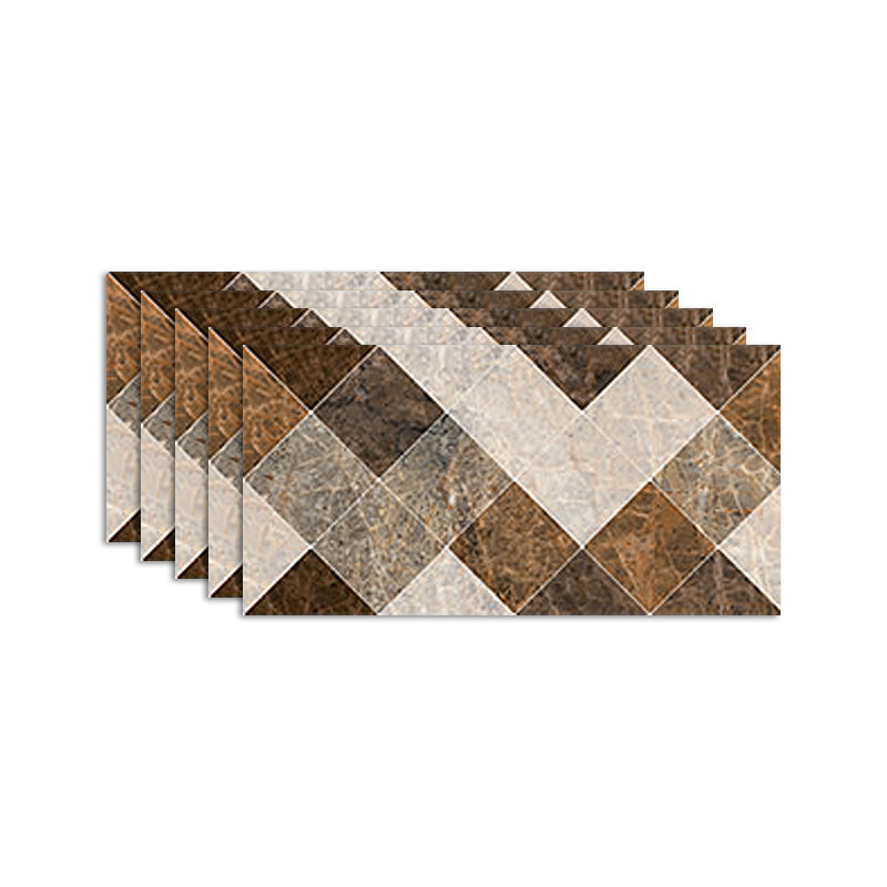 Avtoit | Brown non-slip floor tile 30 cm x 60 cm brick effect single tile PVC