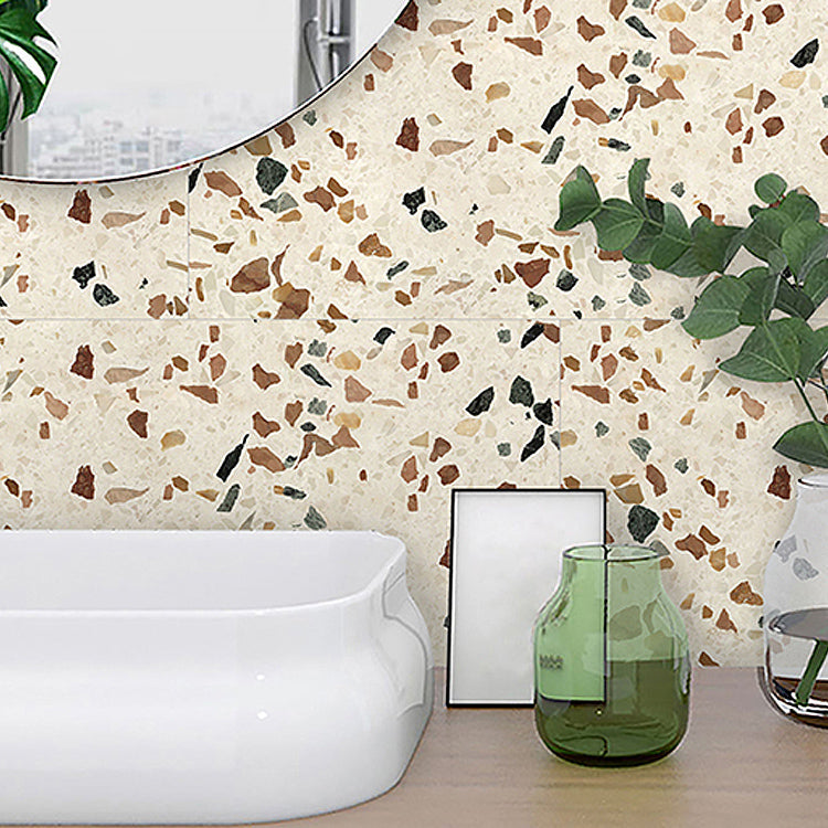 Avtoit | Brown non-slip floor tile 30 cm x 60 cm brick effect single tile PVC