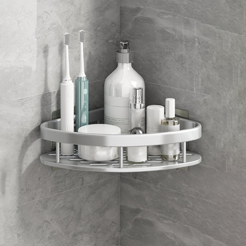 Avtoit | Silver/Black Bathroom Accessories Set Modern 1/2/3 - Piece Bathroom Shelf