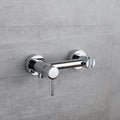 Avtoit | Lever Handle Bathtub Faucet Wall Mount Shower Hose Swivel Spout Bathtub Filling with Hand Shower
