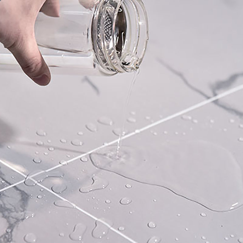 Avtoit | Rectangular Plastic Floor Water-Resistant Fabric Look Floor Tiles