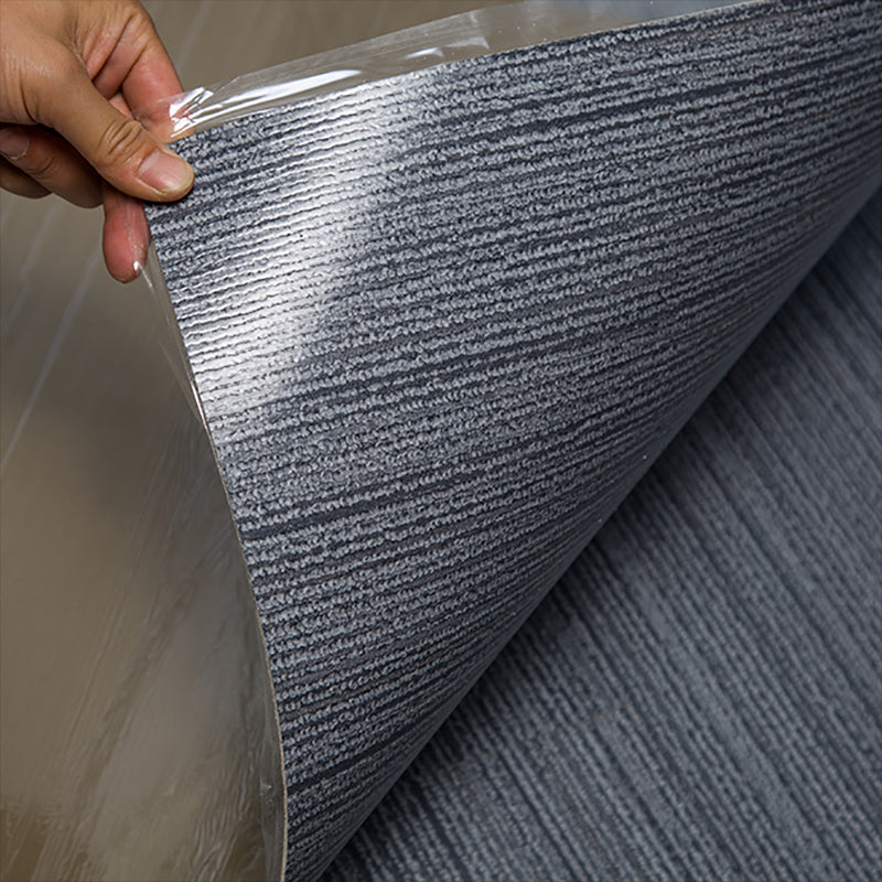 Avtoit | Square Plastic Floor Water-Repellent Fabric Look Peel & Stick Floor Tiles