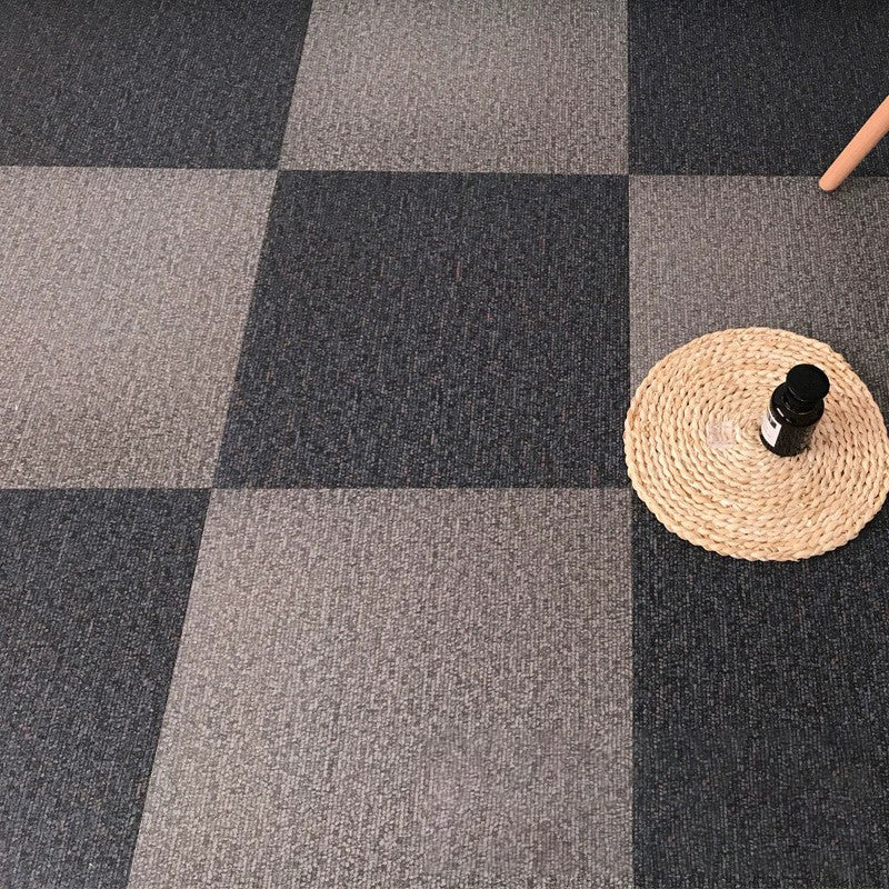 Avtoit | Square Plastic Floor Water-Repellent Fabric Look Peel & Stick Floor Tiles