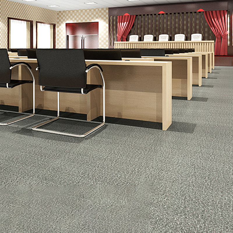 Avtoit | Square Plastic Floor Water-Repellent Fabric Look Peel & Stick Floor Tiles