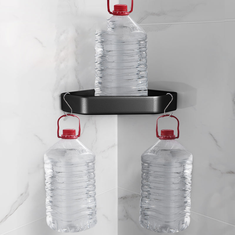 Avtoit | Matt black bathroom accessories set Modern anti-rust 1/2/3-piece bathroom shelf