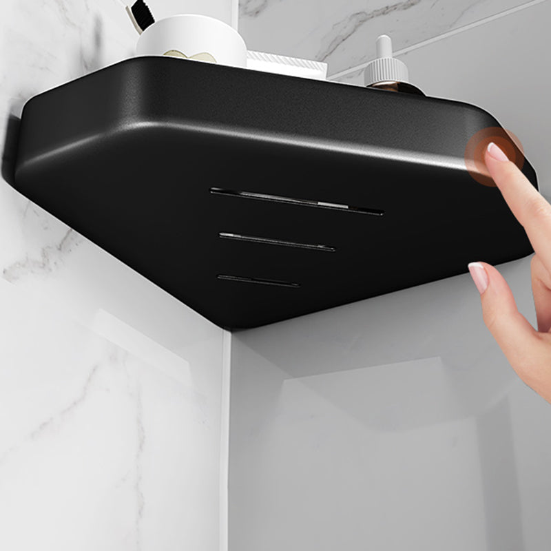 Avtoit | Matt black bathroom accessories set Modern anti-rust 1/2/3-piece bathroom shelf