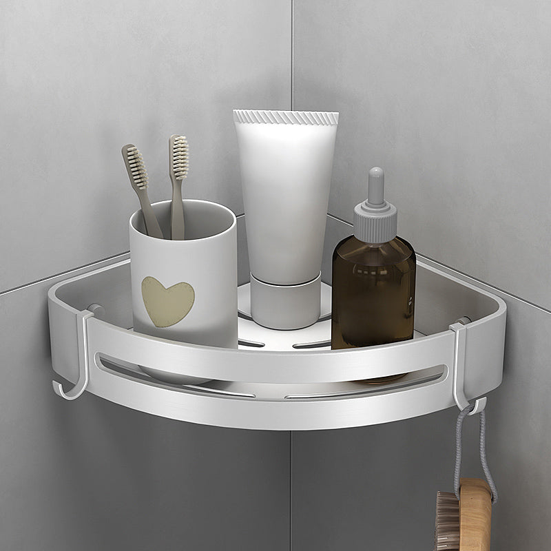 Avtoit | Silver Bathroom Accessory Set Modern Anti-Rust 1/2/3 -piece Bath Shelf