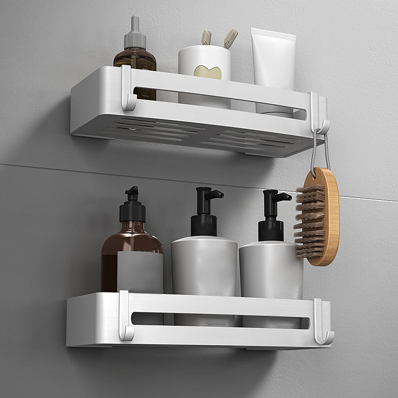 Avtoit | Silver Bathroom Accessory Set Modern Anti-Rust 1/2/3 -piece Bath Shelf