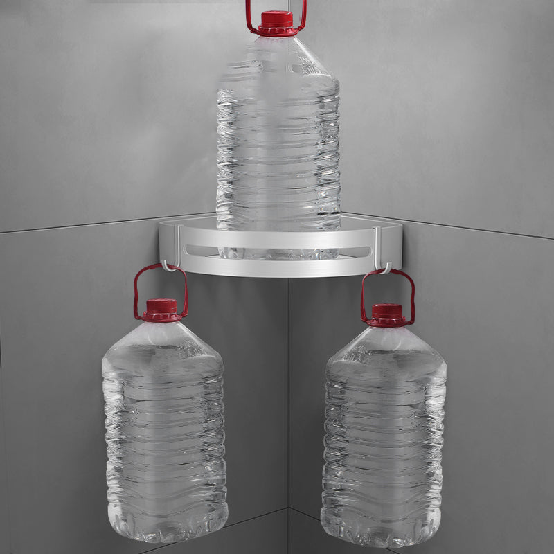 Avtoit | Silver Bathroom Accessory Set Modern Anti-Rust 1/2/3 -piece Bath Shelf
