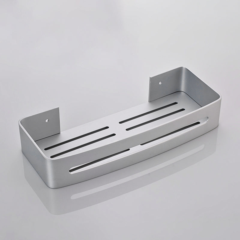 Avtoit | Silver Bathroom Accessory Set Modern Anti-Rust 1/2/3 -piece Bath Shelf