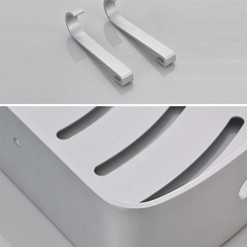 Avtoit | Silver Bathroom Accessory Set Modern Anti-Rust 1/2/3 -piece Bath Shelf